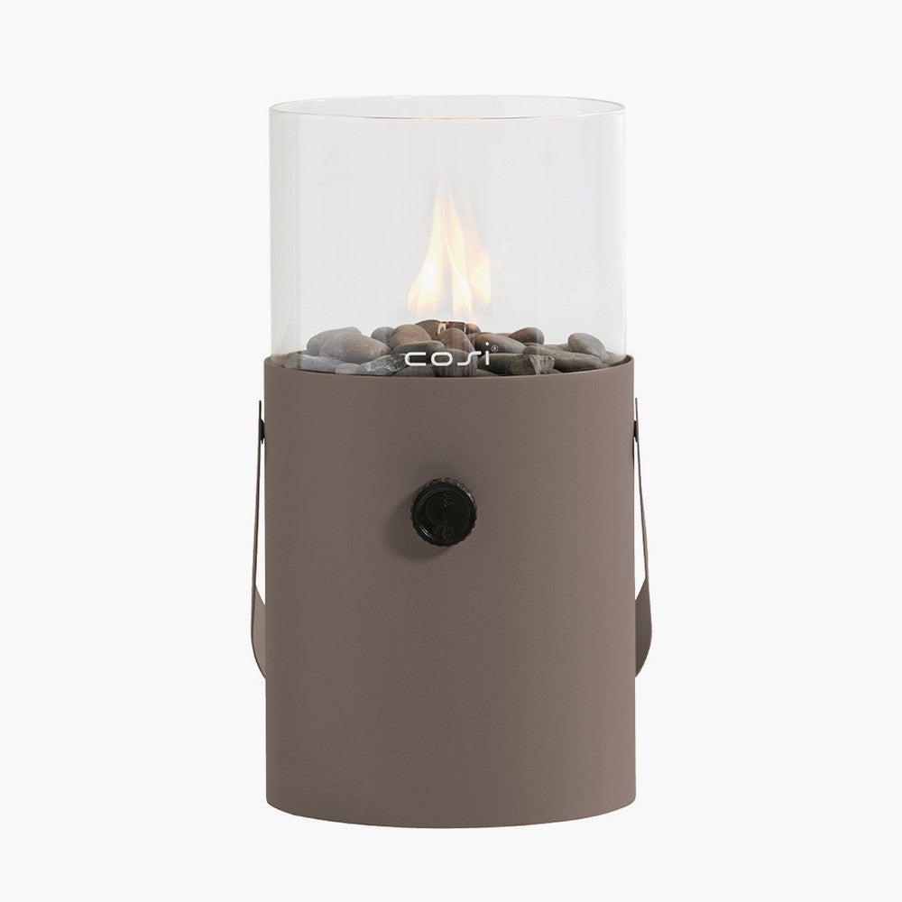 Cosiscoop Clay Brown Outdoor Fire Lantern | Small